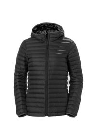 Damska ocieplana kurtka z kapturem Helly Hansen Sirdal. Typ kołnierza: kaptur. Kolor: czarny. Sport: turystyka piesza #1