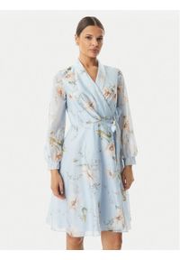 Rinascimento Sukienka koktajlowa CFC0128000003 Niebieski jasny Regular Fit. Kolor: niebieski. Materiał: lyocell. Styl: wizytowy #1