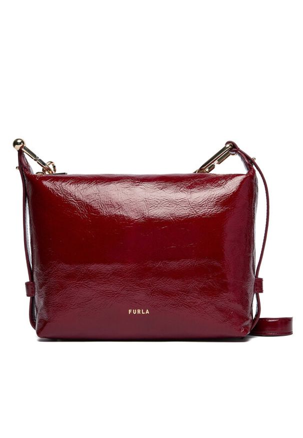 Furla Torebka WE00831 BX4100 CN 0053S 1007 Bordowy. Kolor: czerwony. Materiał: skórzane