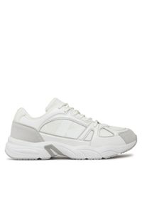 Calvin Klein Jeans Sneakersy Retro Tennis Low Mix Nbs Lum YM0YM00882 Biały. Kolor: biały. Materiał: skóra