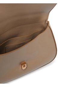 Calvin Klein Torebka Ck Convertible Chain Medium Bag LV04F3171G Beżowy. Kolor: beżowy. Materiał: skórzane #5