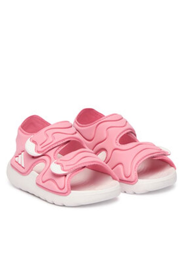 Adidas - adidas Sandały Altaswim 3 Sandals JS4915 Różowy. Kolor: różowy. Materiał: syntetyk