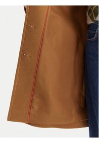 MAX&Co. Płaszcz wełniany 2526016023200 Brązowy Regular Fit. Kolor: brązowy. Materiał: wełna