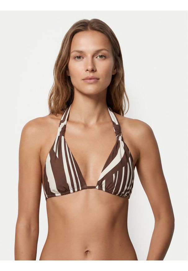 Seafolly Góra od bikini Coastline 31411MF270 Brązowy. Kolor: brązowy. Materiał: syntetyk