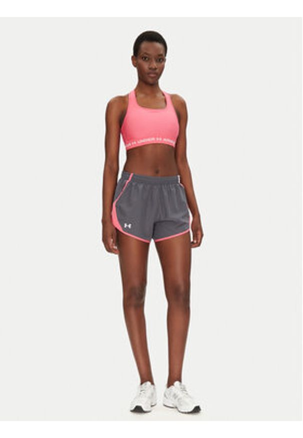 Under Armour Szorty sportowe Fly By 3" 1382438 Szary Loose Fit. Kolor: szary. Materiał: syntetyk
