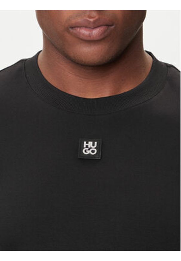 Hugo - HUGO T-Shirt Dalile 50505201 Czarny Regular Fit. Kolor: czarny. Materiał: bawełna