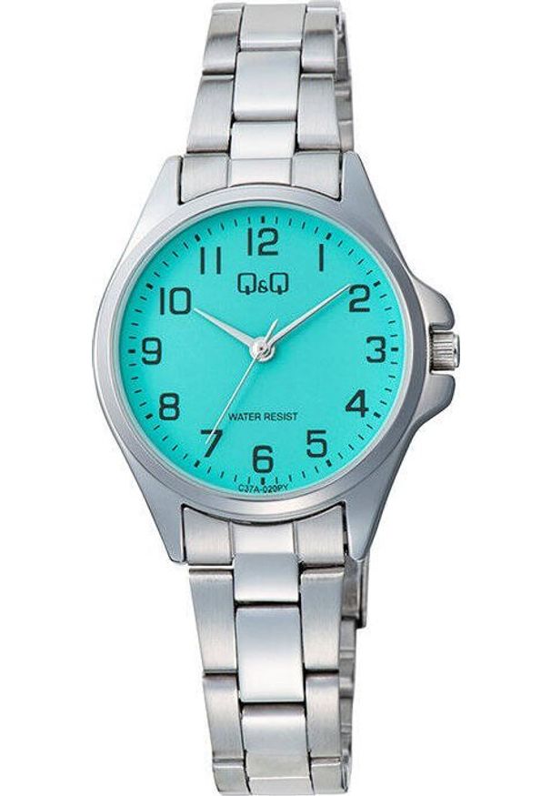 Zegarek Q&Q Zegarek C37A-020P Damski Klasyczny Srebrny 30M. Kolor: srebrny. Styl: klasyczny