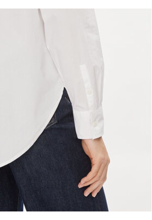 Calvin Klein Jeans Koszula J20J222610 Biały Relaxed Fit. Kolor: biały. Materiał: bawełna