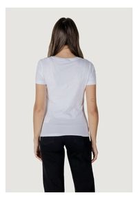 EA7 Emporio Armani T-Shirt 7W000094 AF10373 U0002 Biały Slim Fit. Kolor: biały. Materiał: bawełna #3