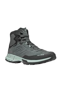 TECNICA - Buty trekkingowe damskie Tecnica Forge Hike Mid Gtx. Wysokość cholewki: za kostkę. Kolor: szary. Materiał: syntetyk, materiał. Szerokość cholewki: normalna. Styl: sportowy