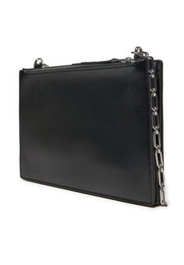 Calvin Klein Torebka Ck Night Square Crossbody K60K612794 Czarny. Kolor: czarny. Materiał: skórzane