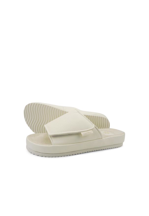 Flip*Flop - Klapki basenowe damskie Flip Flop Slide Velcro. Kolor: beżowy