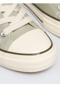 Big-Star - Trampki męskie niskie pistacjowe RR174615 300. Kolor: zielony. Materiał: materiał, jeans. Styl: elegancki #4