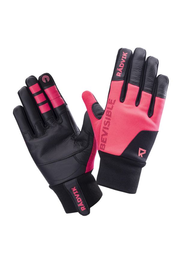 RADVIK - Damskie rękawiczki kolarskie Radvik Frost BV. Kolor: różowy, wielokolorowy, czarny. Sport: kolarstwo