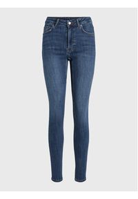 Vila Jeansy Sarah 14082132 Granatowy Skinny Fit. Kolor: niebieski #4