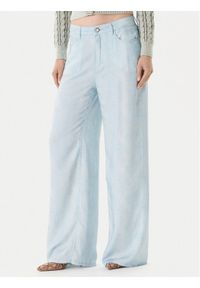 Guess Spodnie materiałowe 176485 Niebieski Slim Fit. Kolor: niebieski. Materiał: syntetyk