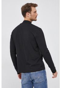 Calvin Klein Jeans - Longsleeve. Okazja: na co dzień. Kolor: czarny. Materiał: bawełna, dzianina. Długość rękawa: długi rękaw. Wzór: gładki. Styl: casual #2