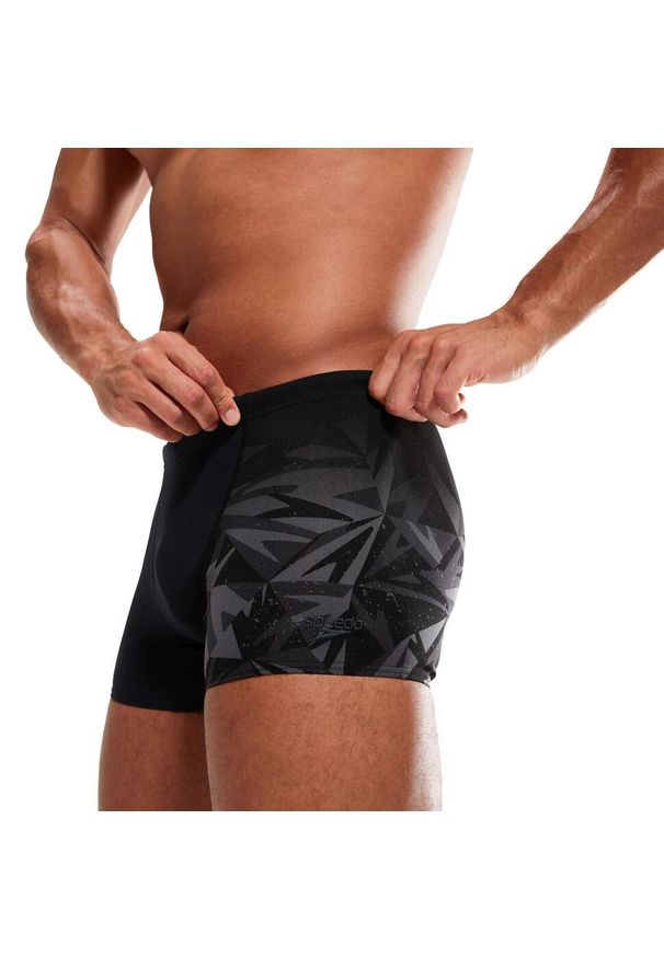 Spodenki kąpielówki męskie Speedo Hyper Boom. Kolor: wielokolorowy, czarny, szary. Materiał: lycra, poliester