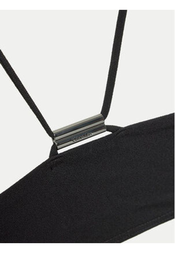 Calvin Klein Swimwear Strój kąpielowy KW0KW02741 Czarny. Kolor: czarny. Materiał: syntetyk
