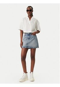 Tommy Jeans Polo DW0DW22596 Biały Relaxed Fit. Typ kołnierza: polo. Kolor: biały. Materiał: bawełna #3