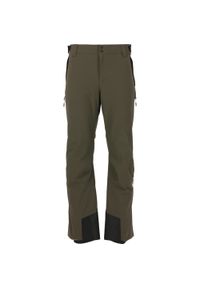 Spodnie narciarskie SOS Cervinia. Kolor: czarny, zielony, wielokolorowy. Długość: długie. Sport: narciarstwo #1