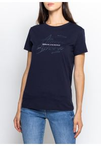 Koszulka damska Armani Exchange T-Shirt (3KYTKR YJ16Z 1593). Kolor: niebieski #2