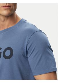 Hugo - HUGO T-Shirt Dulivio 50467556 Niebieski Regular Fit. Kolor: niebieski. Materiał: bawełna #4