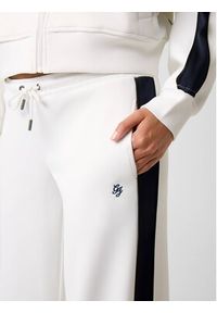 Guess Jeans Spodnie materiałowe 181544 Biały Slim Fit. Kolor: biały. Materiał: materiał #2