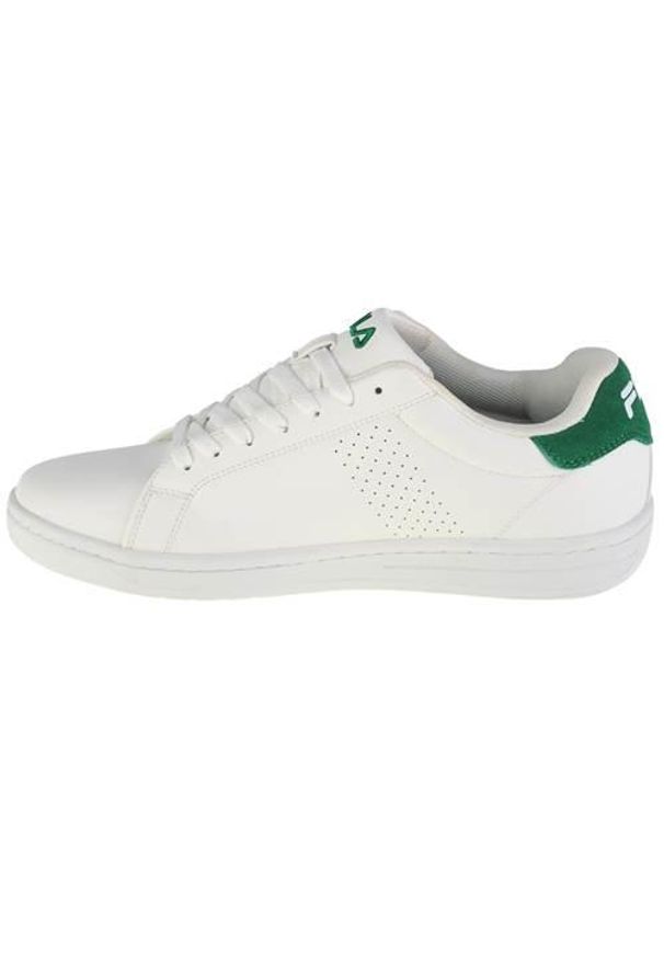 Buty do chodzenia męskie Fila Crosscourt 2 F. Zapięcie: sznurówki. Kolor: biały. Materiał: materiał, syntetyk. Szerokość cholewki: normalna. Sport: turystyka piesza