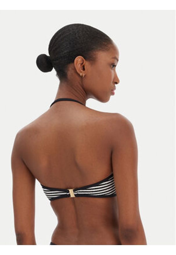 Seafolly Góra od bikini Clubhouse 30467-281 Czarny. Kolor: czarny. Materiał: syntetyk