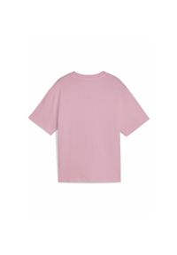 Puma - Młodzieżowa koszulka Essentials Boxy PUMA Poised Pink. Kolor: różowy. Sport: joga i pilates