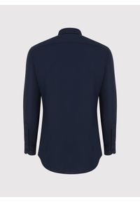 Pako Lorente - PAKO LORENTE – Granatowa koszula bawełniana. Kolor: niebieski. Materiał: bawełna. Długość rękawa: długi rękaw. Długość: długie. Sezon: wiosna, lato #6
