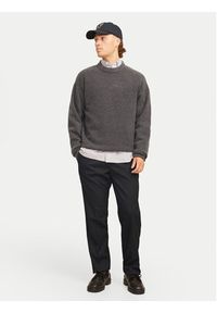 Jack & Jones - Jack&Jones Chinosy Kane Edwin 12268303 Czarny Relaxed Fit. Kolor: czarny. Materiał: syntetyk #7