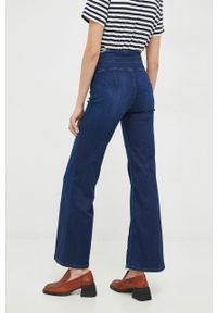 Pepe Jeans jeansy Willa Tripple damskie high waist. Stan: podwyższony. Kolor: niebieski #4