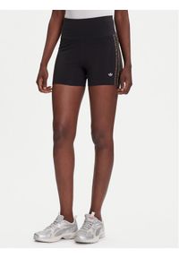 Adidas - adidas Kolarki Leopard JW7305 Czarny Slim Fit. Kolor: czarny. Materiał: bawełna #1