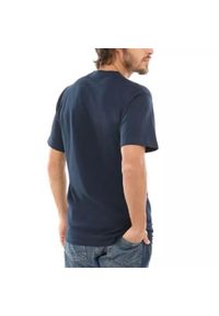 Koszulka sportowa męska Vans Left Chest Logo. Kolor: niebieski. Długość rękawa: krótki rękaw. Długość: krótkie