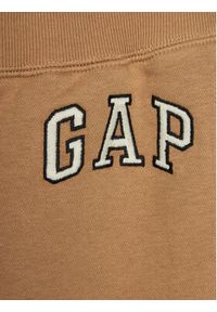 GAP - Gap Spodnie dresowe 772098-03 Brązowy Regular Fit. Kolor: brązowy. Materiał: bawełna
