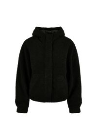 Damski polar Urban Classics sherpa. Kolor: czarny. Materiał: polar #1