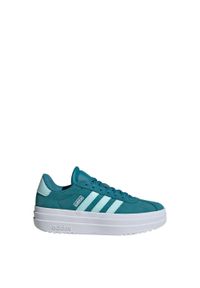 Adidas - Buty VL Court Bold Lifestyle Kids. Kolor: niebieski, wielokolorowy, biały #1