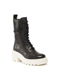 Gino Rossi - GINO ROSSI Trapery RST-CIRCLE-01 Czarny. Kolor: czarny. Materiał: skóra #1