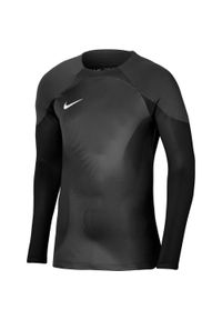 Koszulka treningowa męska Nike Gardien IV Goalkeeper. Kolor: wielokolorowy, czarny, szary. Długość rękawa: długi rękaw. Długość: długie