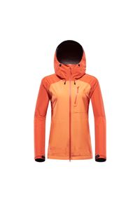 BLACK YAK - Kurtka turystyczna damska Blackyak ZEBU Gore-Tex Paclite Plus przeciwdeszczowa. Kolor: pomarańczowy, wielokolorowy, żółty. Technologia: Gore-Tex