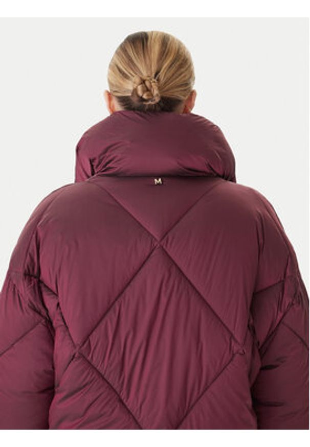 Lola Casademunt by Maite Kurtka zimowa MF2501007 Bordowy Oversize. Kolor: czerwony. Materiał: syntetyk. Sezon: zima