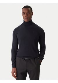 Karl Lagerfeld - KARL LAGERFELD Golf 655058 554399 Granatowy Regular Fit. Typ kołnierza: golf. Kolor: niebieski. Materiał: wełna #1