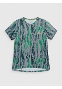 4f - 4F Koszulka rowerowa męska - zielona M. Kolor: zielony. Materiał: dzianina, włókno, materiał. Sport: kolarstwo #1