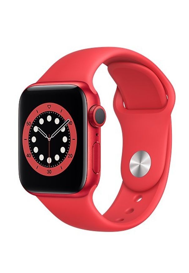 APPLE - Smartwatch Apple Watch 6 GPS+Cellular 44mm aluminium, PRODUCT(RED) pasek sportowy. Rodzaj zegarka: smartwatch. Styl: sportowy