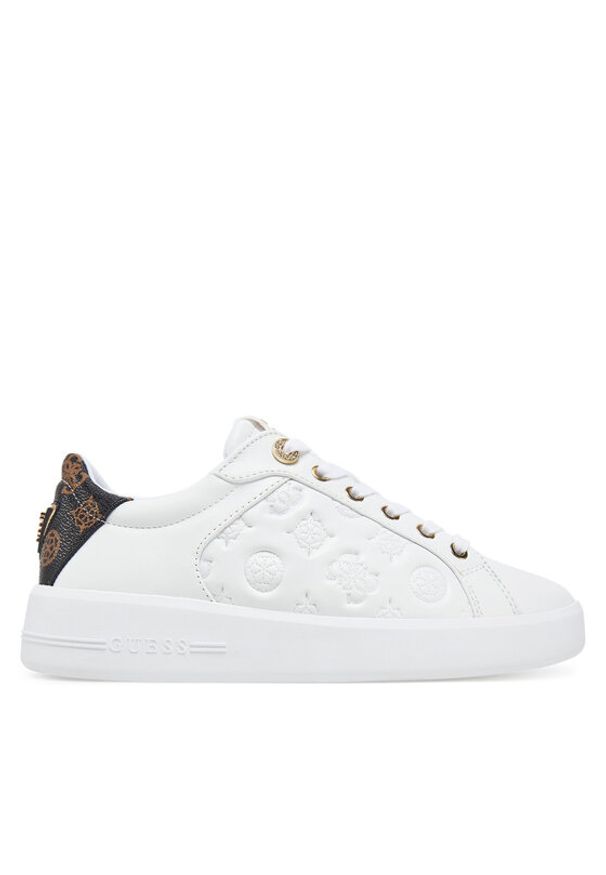Guess Sneakersy FLJRON FAL12 Biały. Kolor: biały. Materiał: skóra