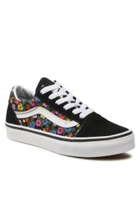 Tenisówki Vans Old Skool VN0A7Q5FBZW1 Floral Black/White. Kolor: czarny. Materiał: skóra, zamsz