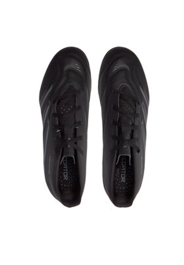 Adidas - adidas Buty do piłki nożnej Predator 24 Club Turf Boots IG5458 Czarny. Kolor: czarny. Materiał: skóra