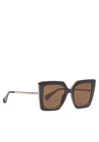Max Mara Okulary przeciwsłoneczne Design4 MM0051 50E Brązowy. Kolor: brązowy